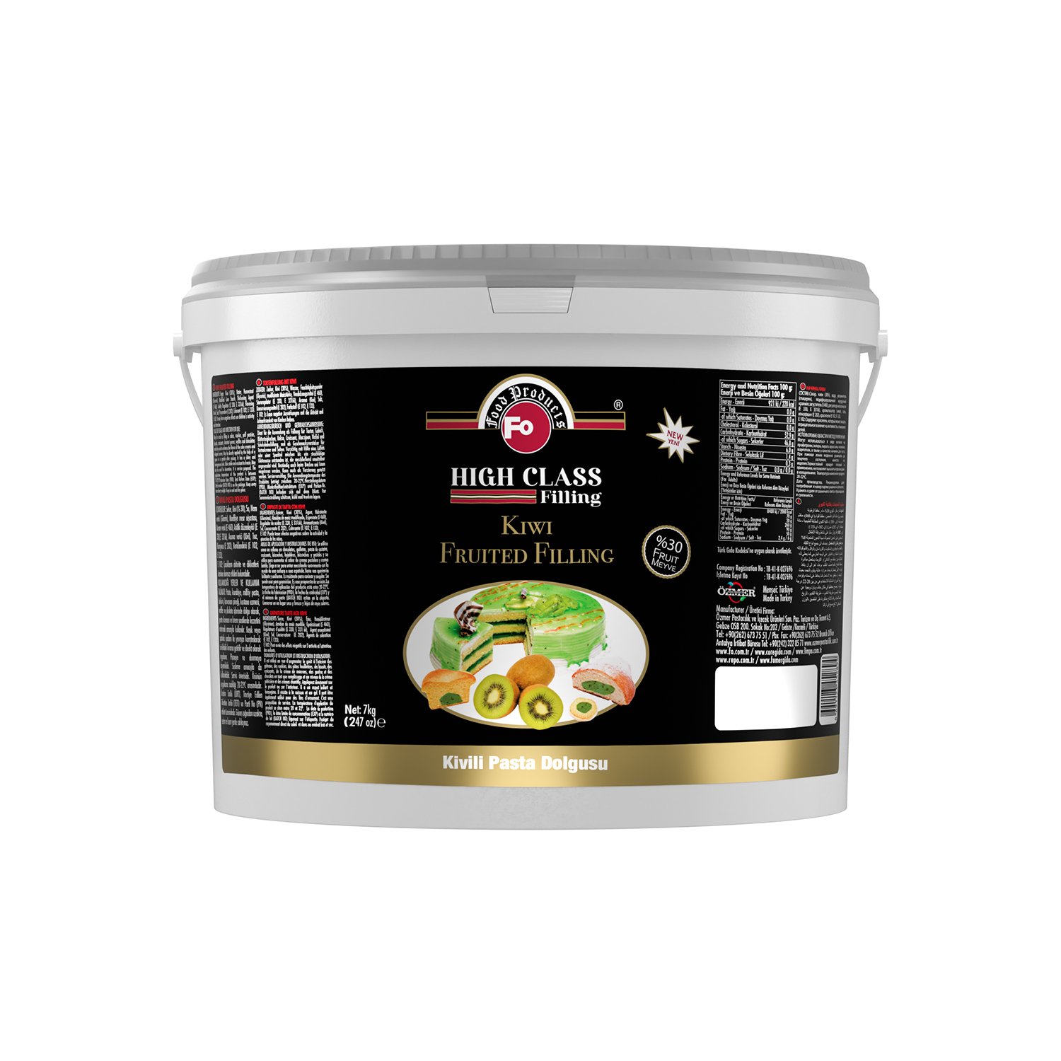 Özmer | Pastacılık - High Class Kivili Pasta Dolgusu 7kg