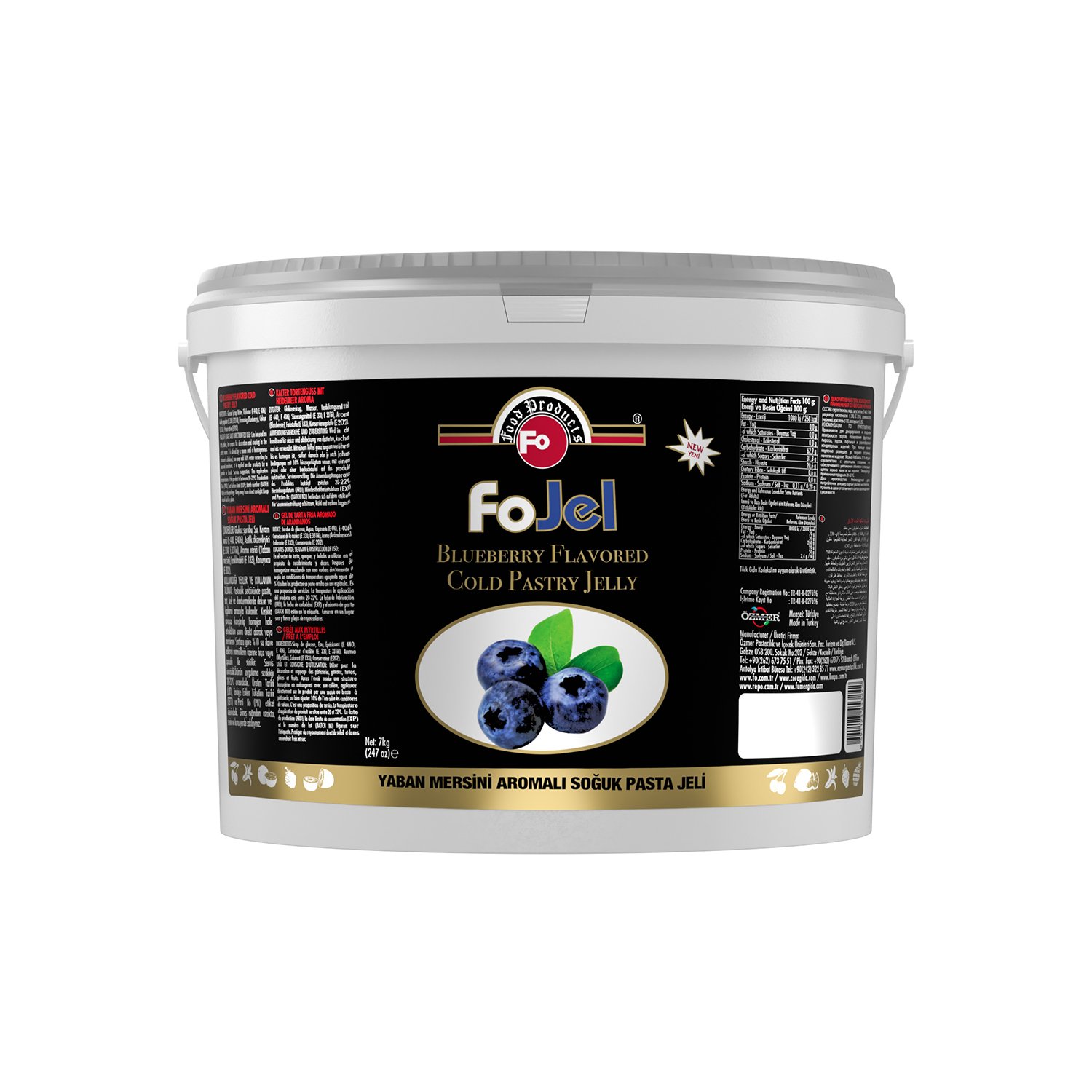 Özmer | FO - Blueberry Flavored Cold Pastry Jelly 7kg