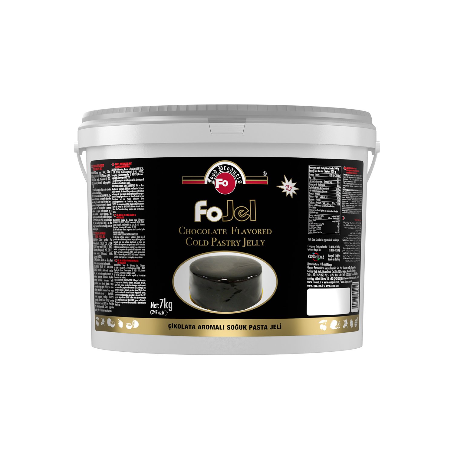Özmer | FO - Chocolate Flavored Cold Pastry Jelly 7kg