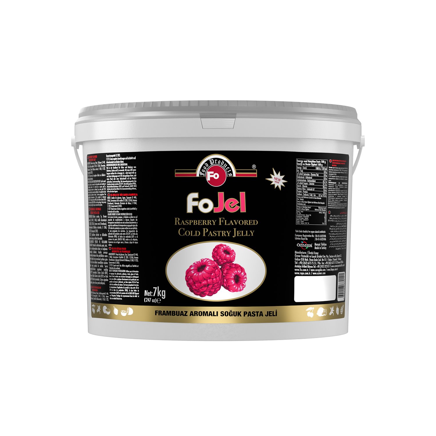 Özmer | FO - Raspberry Flavored Cold Pastry Jelly 7kg