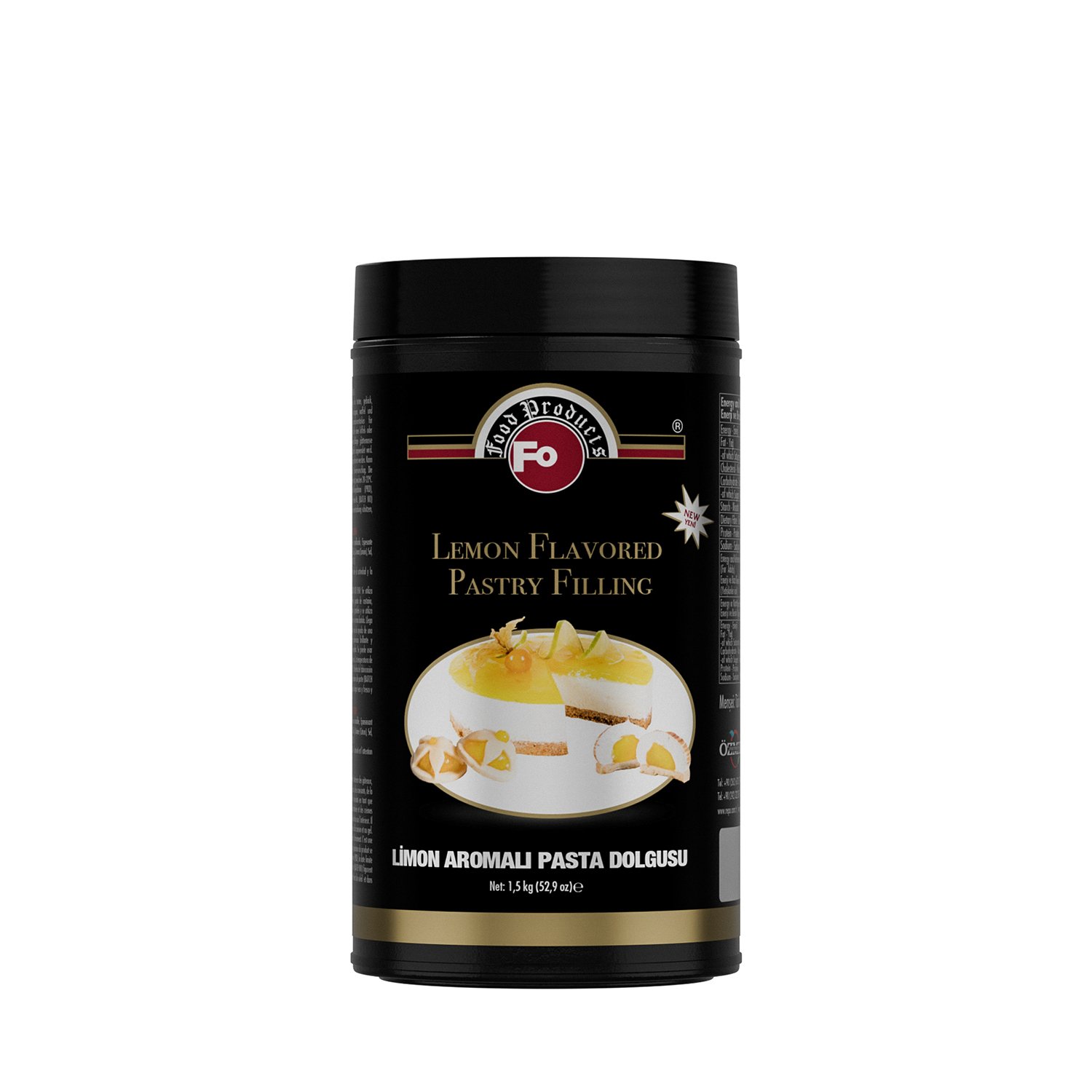 Özmer | Pastacılık - Limon Aromalı Krema Dolgu 1kg