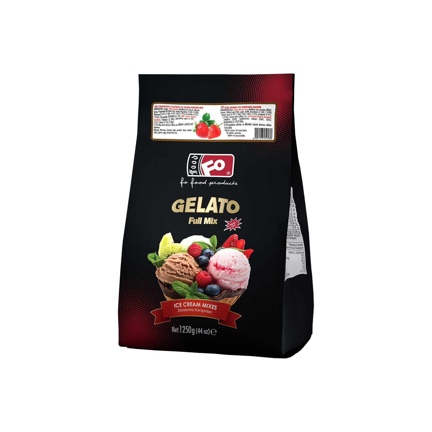 Özmer | FO - Strawberry Flavored Ice Cream Powder Mix 1250g
