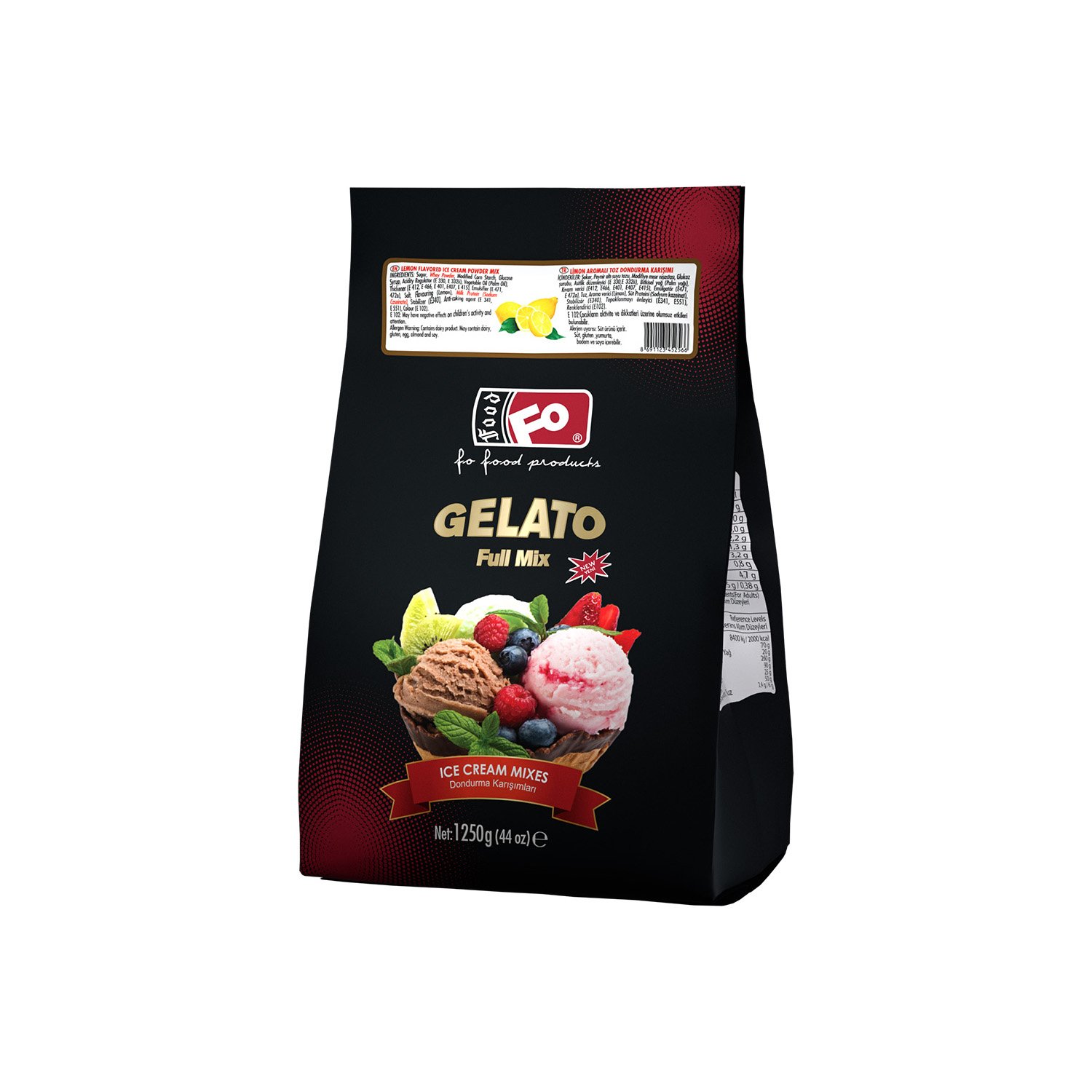 Özmer | FO - Lemon Flavored Ice Cream Powder Mix 1250g