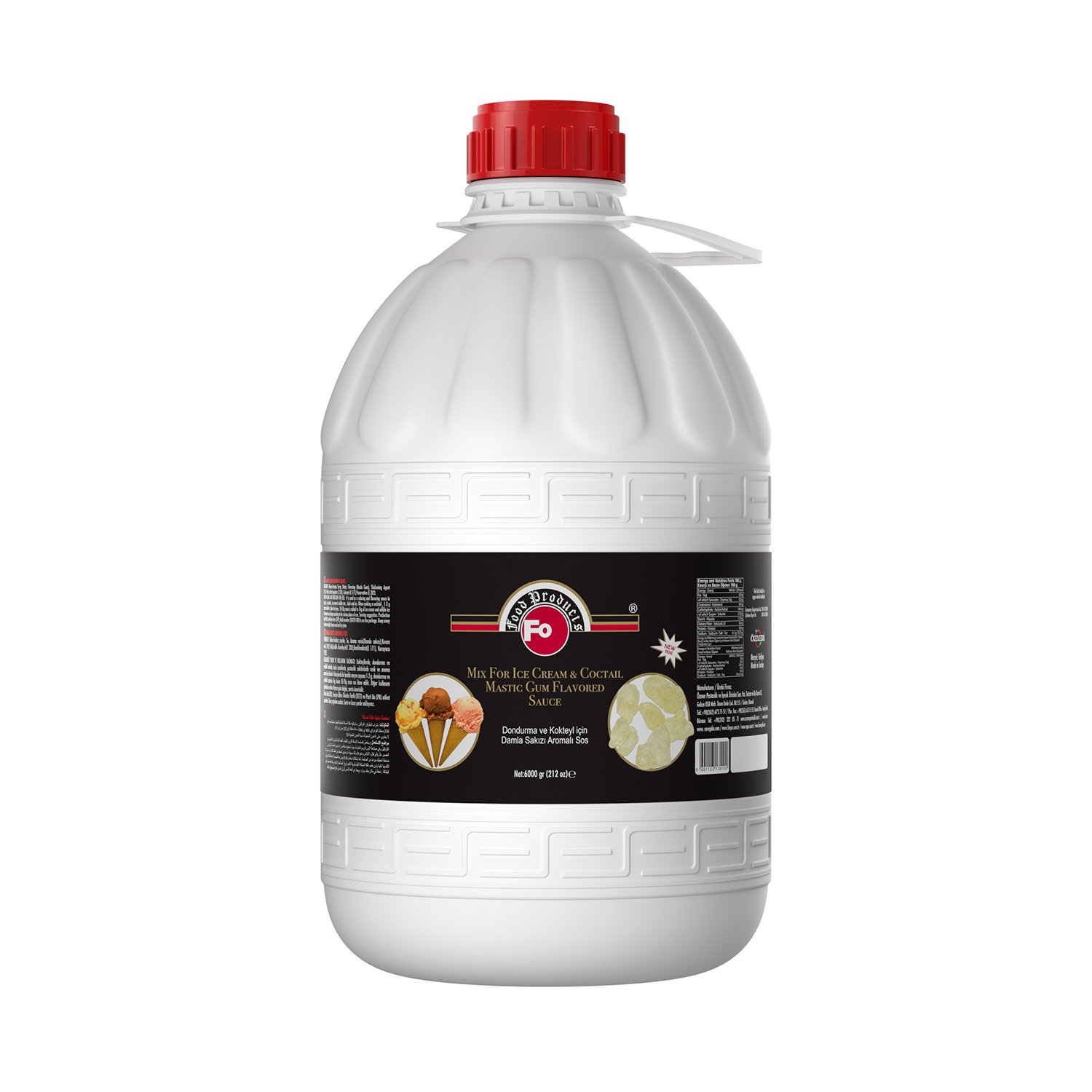 Özmer | FO - Mastic Flavored Sauce Mix for Ice & Cocktail 6kg