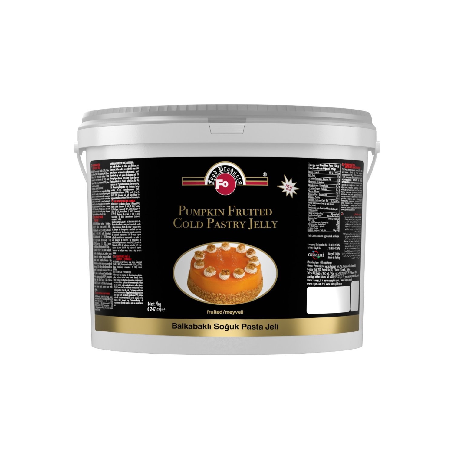 Özmer | FO - Pumpkin Fruited Cold Pastry Jelly 7kg